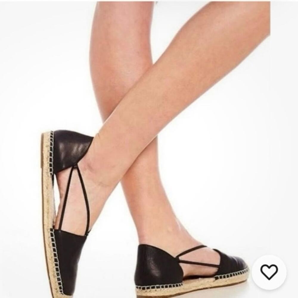 Eileen Fisher Lee Espadrilles Flat
Black Sz 8